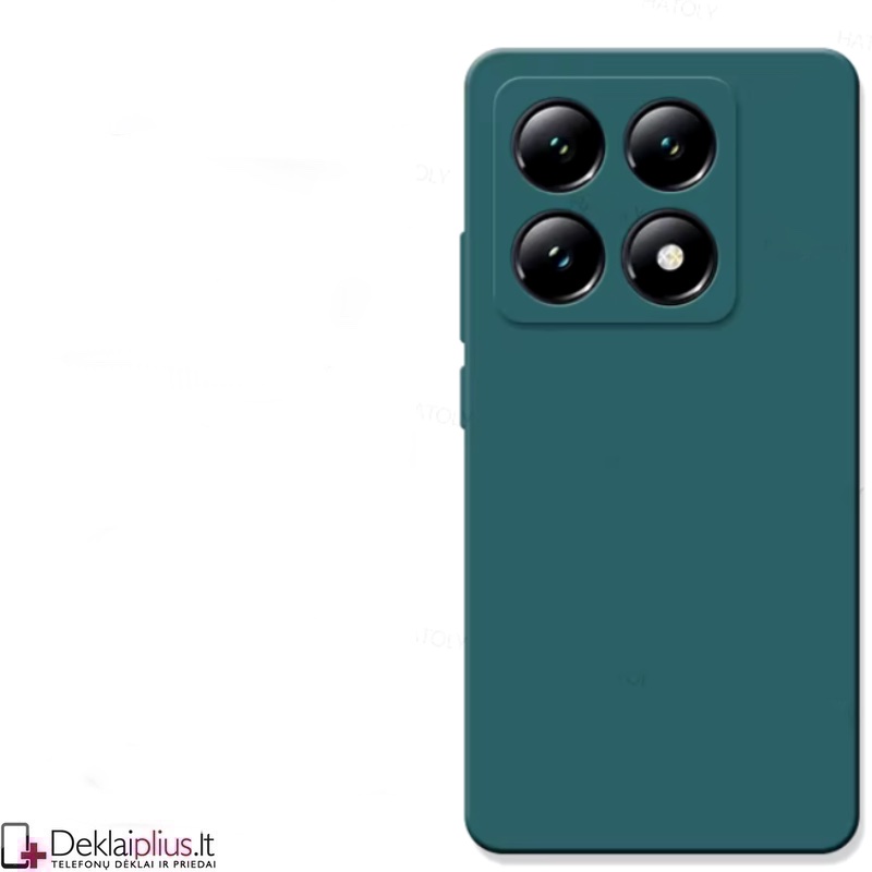 Liquid Air silikoninis žalias dėklas - su kameros apsauga (Xiaomi 14T Pro) Liquid Air silikoninis žalias dėklas - su kameros apsauga (Xiaomi 14T Pro)